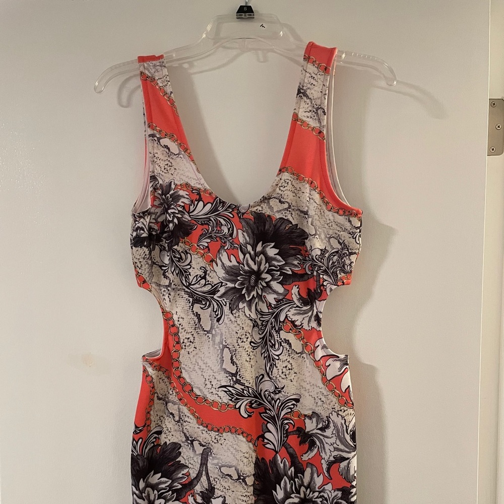 Side cutout tank dress
